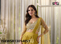 Sequined Georgette Ready To Wear Saree And Blouse-ISKWSR13014051