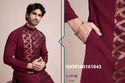 Men's Sequined Silk Kurta-ISKM160161044/61043/61042/61041