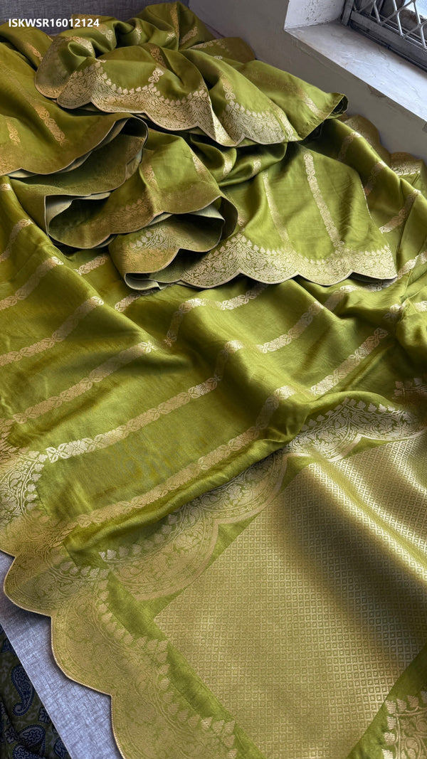 Banarasi Weaved Munga Silk Saree With Blouse-ISKWSR16012124