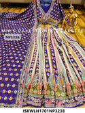 Digital Printed Crepe Silk Lehenga With Blouse And Dupatta-ISKWLH1701NP3238