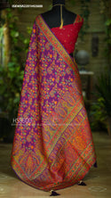 Banarasi Crepe Silk Saree With Blouse-ISKWSR2201HS3600