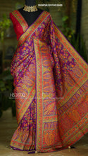 Banarasi Crepe Silk Saree With Blouse-ISKWSR2201HS3600