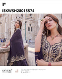 Silk Sharara And Crop Top And Embroidered Jacket-ISKWSH28015574