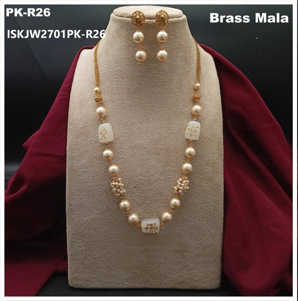 Brass Mala-ISKJW2701PK-R26