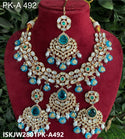 Kundan Jewelry Set-ISKJW2801PK-A492