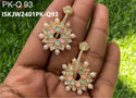 Kundan Earrings-ISKJW2401PK-Q-93