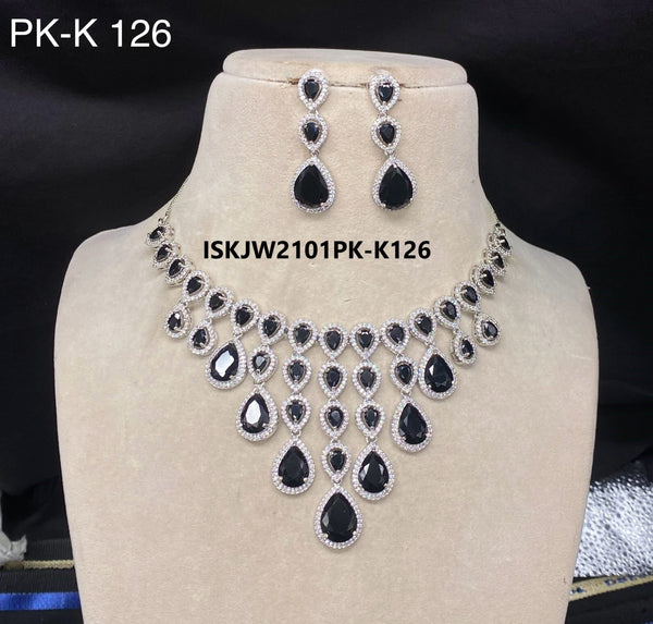 Kundan Jewelry Set-ISKJW2101PK-K126