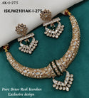 Kundan Jewelry Set-ISKJW2101AK-I-275