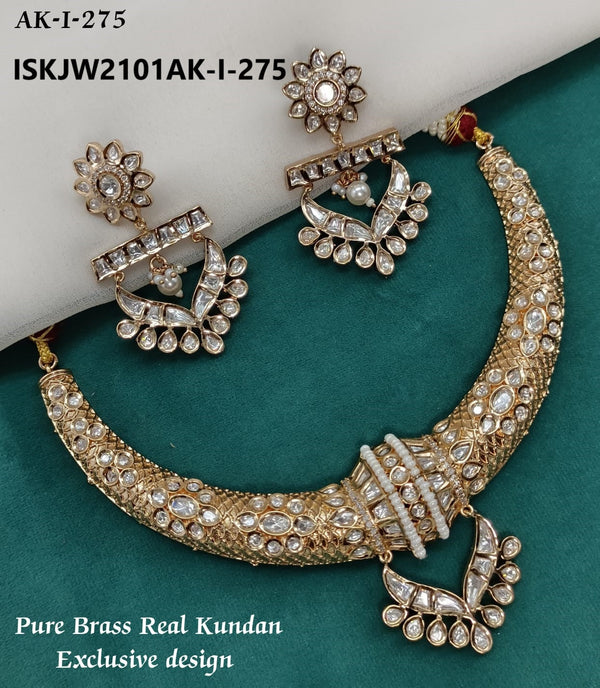 Kundan Jewelry Set-ISKJW2101AK-I-275