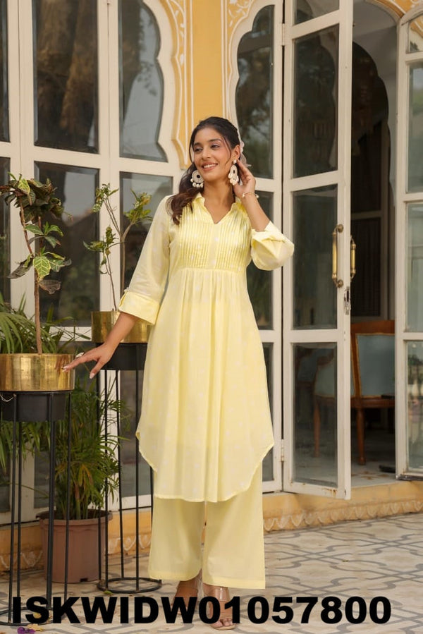 Sequined Malmal Cotton Co-Ord Set-ISKWIDW01057800