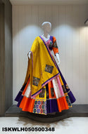 Embroidered Silk Lehenga With Padded Blouse And Dupatta-ISKWLH050500348