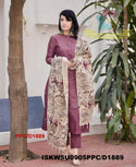Khadi Cotton Kurti With Khadi Pant And Madhubani Printed Dupatta-ISKWSU0905PPC/D1889