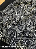 Embroidered Cotton Saree With Blouse-ISKWSR150532009
