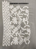 Chikankari Georgette Saree With Blouse-ISKWSR160599001