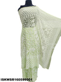 Chikankari Georgette Saree With Blouse-ISKWSR160599001