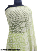 Chikankari Georgette Saree With Blouse-ISKWSR160599001