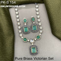 Pure Brass Victorian Jewelry Set-ISKJW3006PK-S154