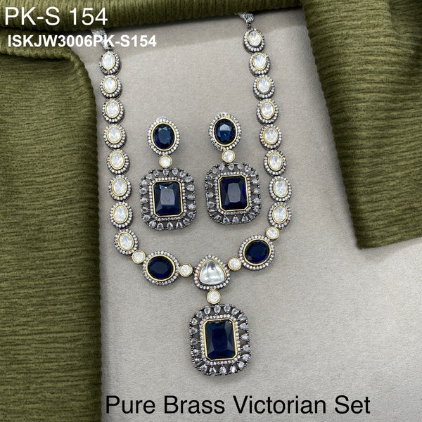 Pure Brass Victorian Jewelry Set-ISKJW3006PK-S154