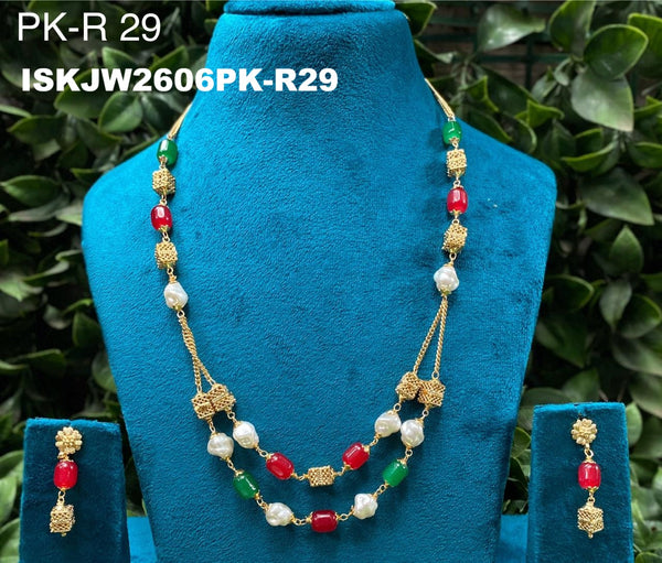 Brass Mala-ISKJW2606PK-R29