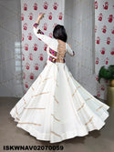Embroidered Rayon Lehenga With Blouse-ISKWNAV02070059