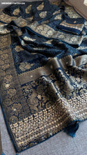 Banarasi Weaved Munga Silk Saree With Blouse-ISKWSR170723124