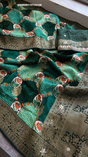 Banarasi Weaved Munga Silk Saree With Blouse-ISKWSR170723126