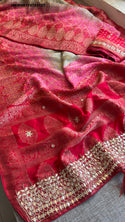 Banarasi Weaved Munga Silk Saree With Blouse-ISKWSR170723127