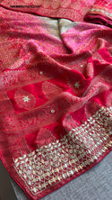 Banarasi Weaved Munga Silk Saree With Blouse-ISKWSR170723127