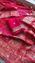 Banarasi Weaved Munga Silk Saree With Blouse-ISKWSR170723128