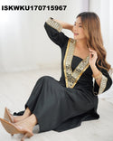 Embroidered Chinon Kurti With Pant-ISKWKU170715967