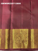 Kanchipuram Handloom Silk Saree With Contrast Blouse-ISKWSR220713800
