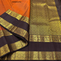 Kanchipuram Handloom Silk Saree With Contrast Blouse-ISKWSR220712790