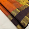 Kanchipuram Handloom Silk Saree With Contrast Blouse-ISKWSR220712790