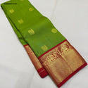 Kanchipuram Handloom Silk Saree With Blouse-ISKWSR220712790