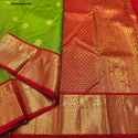 Kanchipuram Handloom Silk Saree With Blouse-ISKWSR220712790