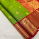 Kanchipuram Handloom Silk Saree With Blouse-ISKWSR220712790