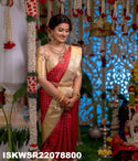Kanchipuram Korvai Silk Saree With Blouse-ISKWSR22078800
