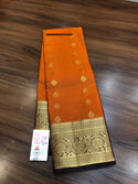 Kanchipuram Silk Saree With Contrast Blouse-ISKWSR22075500