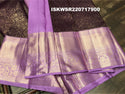 Kanchipuram Handloom Silk Saree With Contrast Blouse-ISKWSR220717900