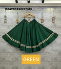 Sequined Rayon Cotton Skirt-ISKWSKT22077350