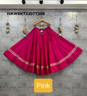 Sequined Rayon Cotton Skirt-ISKWSKT22077350