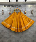 Sequined Rayon Cotton Skirt-ISKWSKT22077350