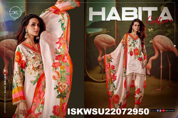 Printed Crepe Silk Kurti with Pant And Dupatta-ISKWSU22072950