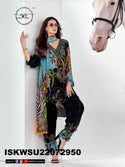 Printed Crepe Silk Kurti with Pant And Dupatta-ISKWSU22072950