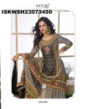 Printed Viscose Crepe Silk Kurti With Sharara And Dupatta-ISKWSH23073450