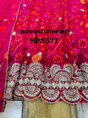 Bandhani Printed Viscose Georgette Gown With Net Dupatta-ISKWGN2307NP3677