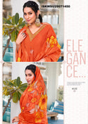 Embroidered Modal Silk Kurti With Pant And Digital Printed Organza Dupatta-ISKWSU25071450