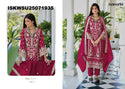 Embroidered Organza Kurti With Silk Pant And Dupatta-ISKWSU25071935