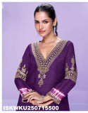 Embroidered Silk Kurti-ISKWKU250715500