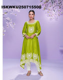 Embroidered Silk Kurti-ISKWKU250715500